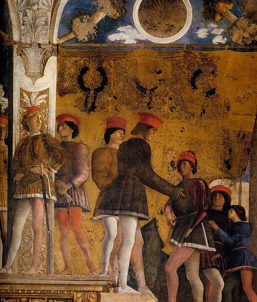Andrea Mantegna The Court of Gonzaga Norge oil painting art